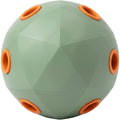 Pimfa Faceted TPR Treat Puzzle Ball Sage Orange 12 cm - Product view